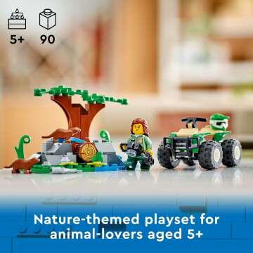 LEGO City ATV and Otter Habitat for Kids 5+ Adventure