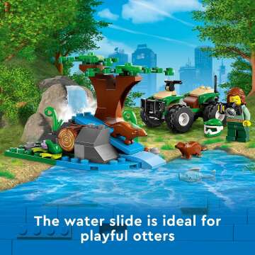 LEGO City ATV and Otter Habitat for Kids 5+ Adventure