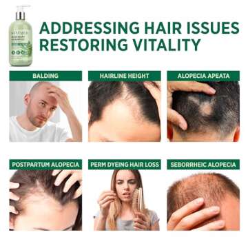 Svvimer Rosemary Shampoo for Hair Growth and Thickness