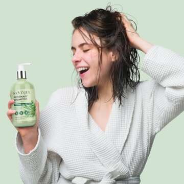 Svvimer Rosemary Shampoo for Hair Growth and Thickness