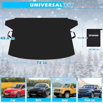 Windshield Cover for Ice, Snow & Frost – Tevlaphee