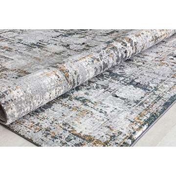 Rugs America Belle BN50B Birch Bark Abstract Vintage Area Rug, 5'3" x 7'0"