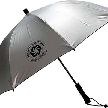 Sleek Carbon Travel Umbrella