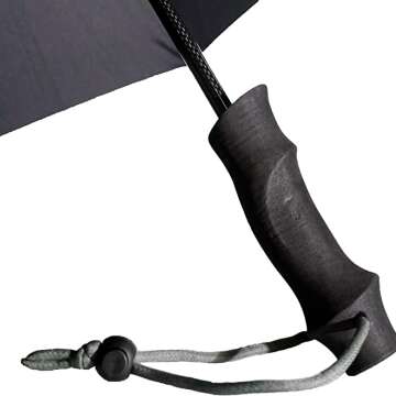 Sleek Carbon Travel Umbrella