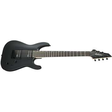 Jackson JS Series Dinky Arch Top JS22-7 DKA HT 7-String Right-Handed Electric Guitar with Amaranth Fingerboard (Satin Black)