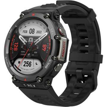 Amazfit T-Rex 2 Smart Watch: Rugged, Military Certified, Ultimate Fitness Tracker