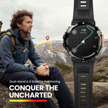 Amazfit T-Rex 2 Rugged Smart Watch for Outdoor Fitness