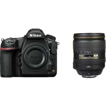 Nikon D850 FX-Format DSLR Camera with 24-120mm Lens - Professional Quality