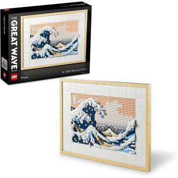 LEGO Art Hokusai – The Great Wave 31208 Craft Kit for Adults