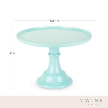 Twine Mint Melamine Cake Stand, Cupcake Stand, Home Decor, Food Service, Dessert Accessory, Mint Green, Set of 1