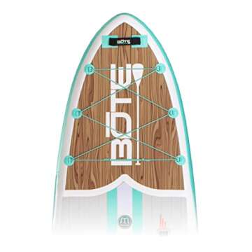 BOTE 10' FT 8" Breeze Aero Inflatable Stand Up Paddle Board, MAGNEPod Compatible Blow Up iSUP Great for Adults Kids Family Travel Friendly Multiple Sizes Color Options