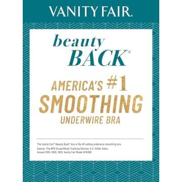 Vanity Fair Beauty Back Smoothing Bra, 38DD US