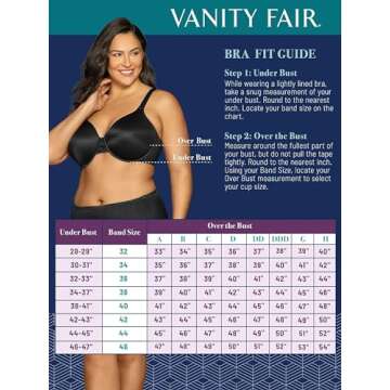 Vanity Fair Beauty Back Smoothing Bra, 38DD US