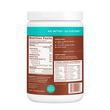 Further Food Chocolate Collagen Peptides Powder, Grass-Fed Pasture-Raised Hydrolyzed Type 1 & 3 Protein, Gut Health + Joint, Hair, Skin, Nails, Paleo Keto Sugar-Free (11.01 Ounces)