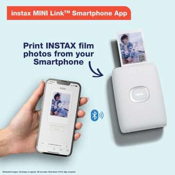 Fujifilm Instax Mini Link 2 Smartphone Printer - Clay White