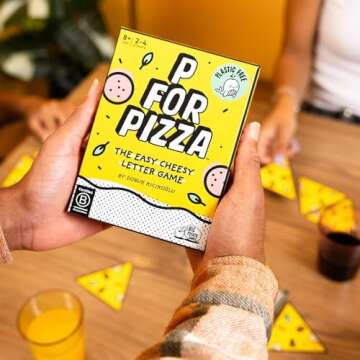 Big Potato P for Pizza | Travel Game Great for Adults and Kids | Perfect for Holidays and Camping | Compact and Travel Friendly Card Game