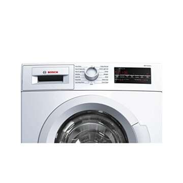 Bosch WAT28400UC 300 2.2 Cu. Ft. White Stackable Front Load Washer - Energy Star