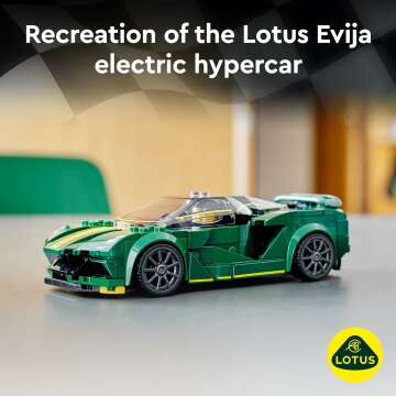 LEGO Speed Champions Lotus Evija Toy Car for Kids