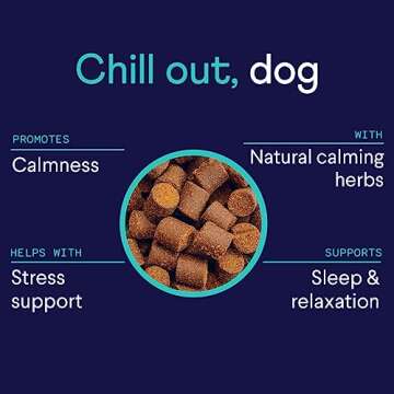 Finn Calming Aid for Dogs - Natural Calming Chews with Melatonin to Support Stress, Separation & Sleep - 90 Soft Chews