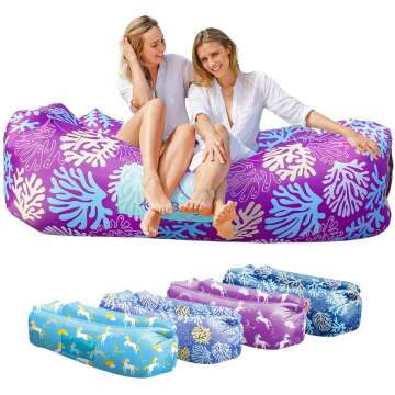 AlphaBeing Inflatable Lounger for Beach and Camping