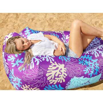 AlphaBeing Inflatable Lounger for Beach and Camping