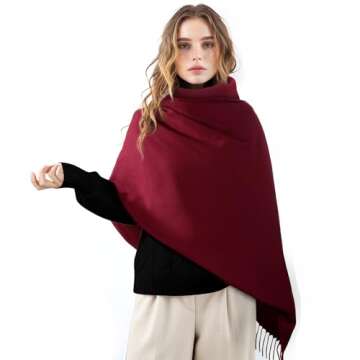 Classic Cashmere Feel Scarves for Women