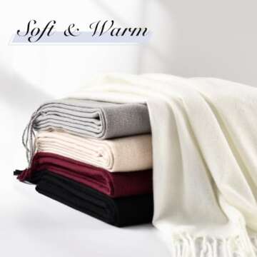 Classic Cashmere Feel Scarves for Women