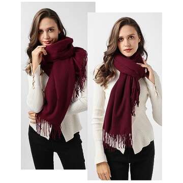 Classic Cashmere Feel Scarves for Women