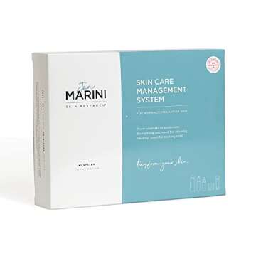 Jan Marini Skin Research Skin Care Management System - Face Care Products with Tinted Daily SPF 33 Sunscreen - Skin Care Kit with Bioglycolic Face Cleanser - Normal/Combo