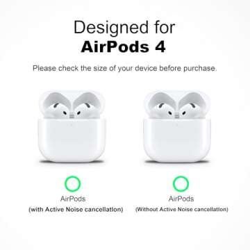 RFUNGUANGO for AirPods 4th Generation Case, Compatible with AirPods 4th Generation Case (2024), Military-Grade Drop Protection, Comes with Cleaning Kit, Comes with Phone Holder Function -Black