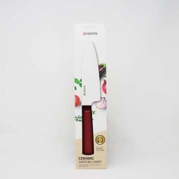 KYOCERA Red Ceramic Knife Set - 3" Pairing & More