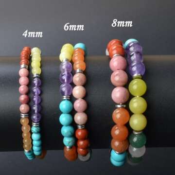 Healing Gemstone Bracelet for Stress Relief & Yoga