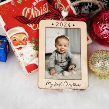 First Christmas Ornament 2024 - Baby's Keepsake