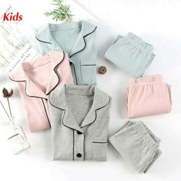 Kids Cotton Pajamas Set