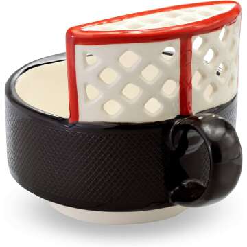 MAX'IS Creations Hockey Mug with Net | Hockey Gifts