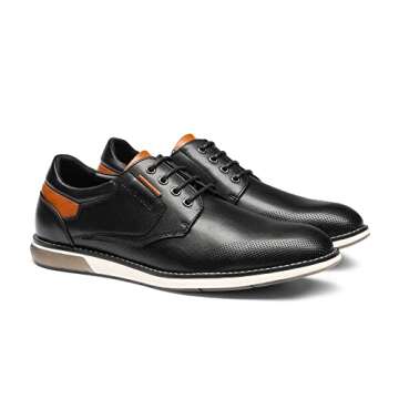 Bruno Marc Men's Casual Dress Oxfords Shoes Business Formal Derby Sneakers,Black,Size10.5,SBOX2336M