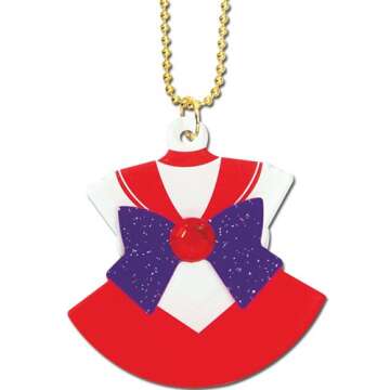 Great Eastern Entertainment Sailor Moon R- Sailor Mars Costume Acrylic Necklace