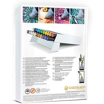 Chameleon Art Products, Chameleon Color Tones, Deluxe Set - 22 Pens