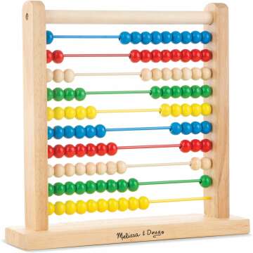 Melissa & Doug Wooden Abacus for Kids Education