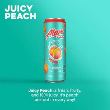 Alani Nu JUICY PEACH Energy Drink - Sugar Free