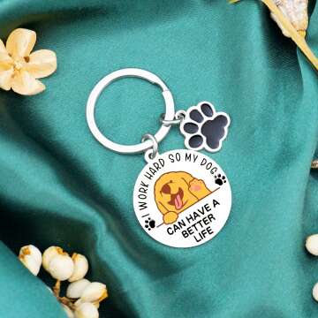 Charming Dog Keychain for Dog Moms and Lovers