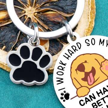 Charming Dog Keychain for Dog Moms and Lovers