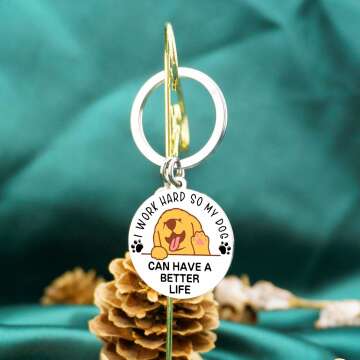 Charming Dog Keychain for Dog Moms and Lovers