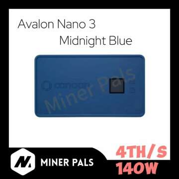 Avalon Nano 3 Bitcoin Miner - 4TH/s SHA256 Efficiency