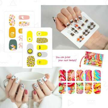 NAILPOP Custom Nail Design Printer Cartridge & Sheets