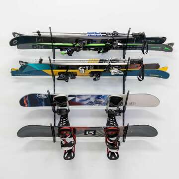 Adjustable Snowboard Storage Rack