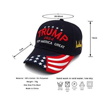 Trump Merchandise Donald Trump Hat 2024 MAGA Hat Make America Great Again Hat Trump 2024 Hat for Men Women