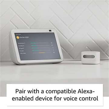 Amazon Smart Air Quality Monitor with Alexa Compatibility