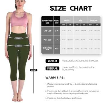 Stanpetix Leggings for Women Tummy Control - High Waisted Workout Leggings Compression Leggings for Women (Color Line,Capri,S-M)