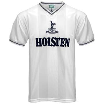 Tottenham Hotspur FC Official Football Gift Mens 1983 Retro Shirt XL Soccer White